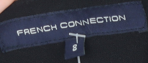 French Connection Women's Black Wide Leg Trousers Size 8