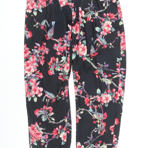 Lindex Women’s Multicoloured Floral Trousers UK 14