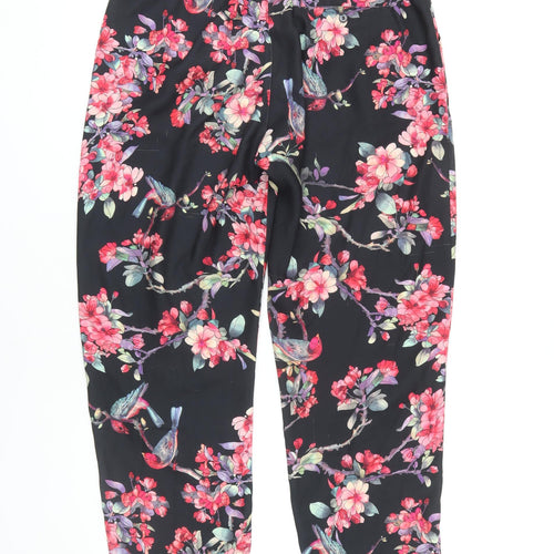 Lindex Women’s Multicoloured Floral Trousers UK 14