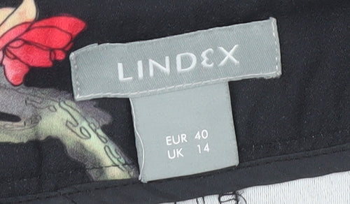 Lindex Women’s Multicoloured Floral Trousers UK 14