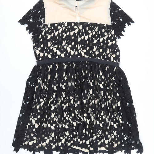 Definitions Women's Black Lace Fit & Flare Dress Size 20