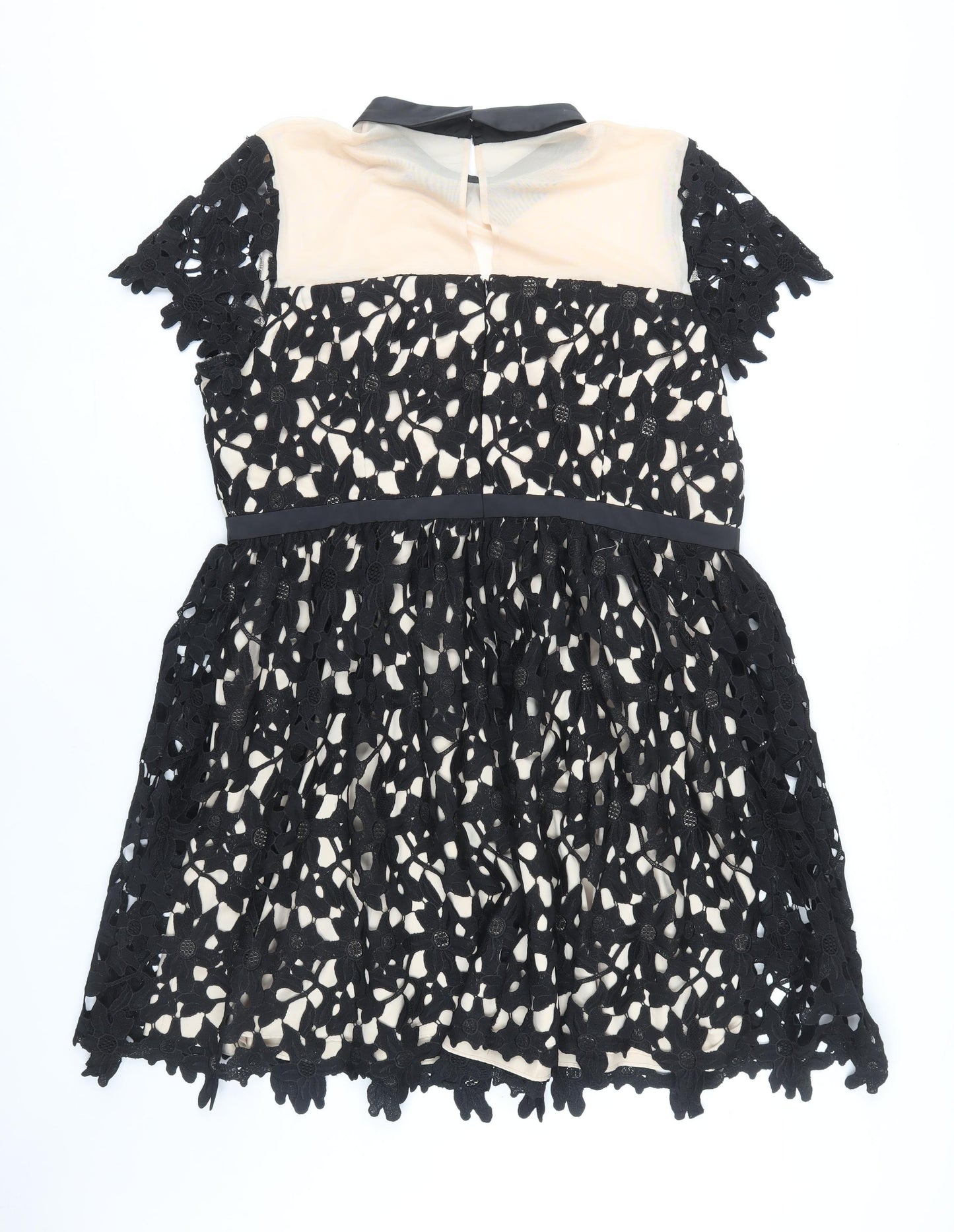 Definitions Women's Black Lace Fit & Flare Dress Size 20
