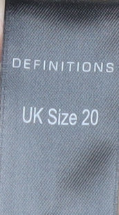 Definitions Women's Black Lace Fit & Flare Dress Size 20