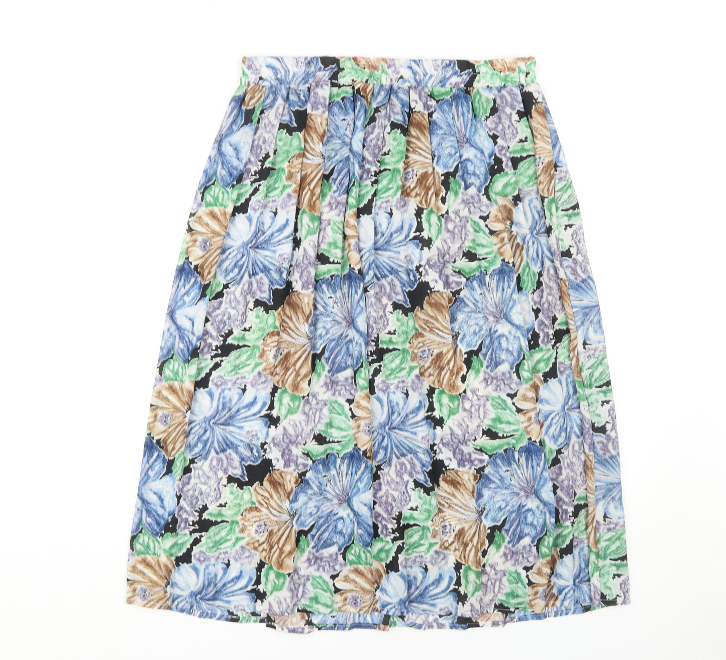 Canda Women's Multicoloured Floral Skirt Size 14