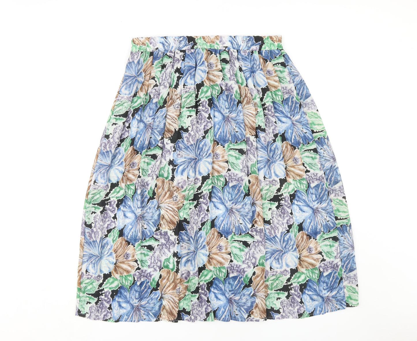 Canda Women's Multicoloured Floral Skirt Size 14