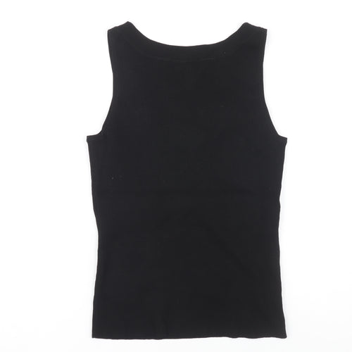 Cable & Gauge Women's Black Studded Tank Top - M