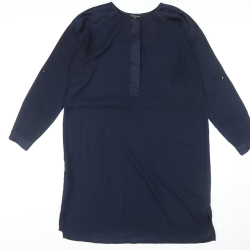 Warehouse Women's Blue Dress Size 16 with Pockets