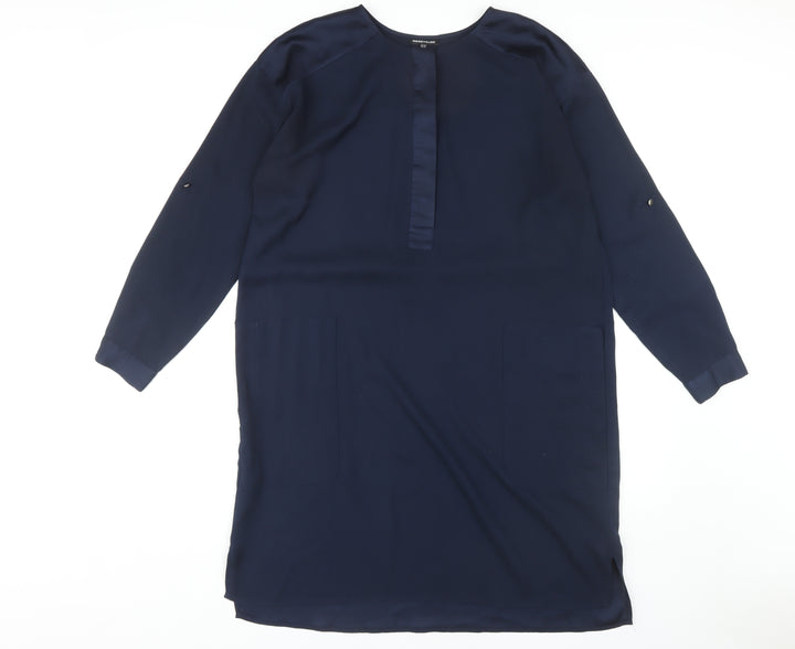 Warehouse Women's Blue Dress Size 16 with Pockets