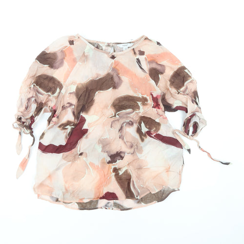 Next Women's Multicoloured Floral Blouse Size 10