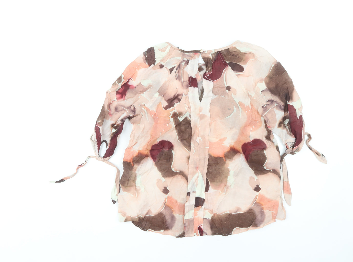 Next Women's Multicoloured Floral Blouse Size 10