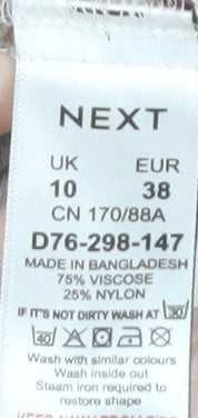 Next Women's Multicoloured Floral Blouse Size 10