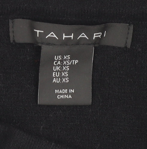 Tahari Women's Black XS Skirt