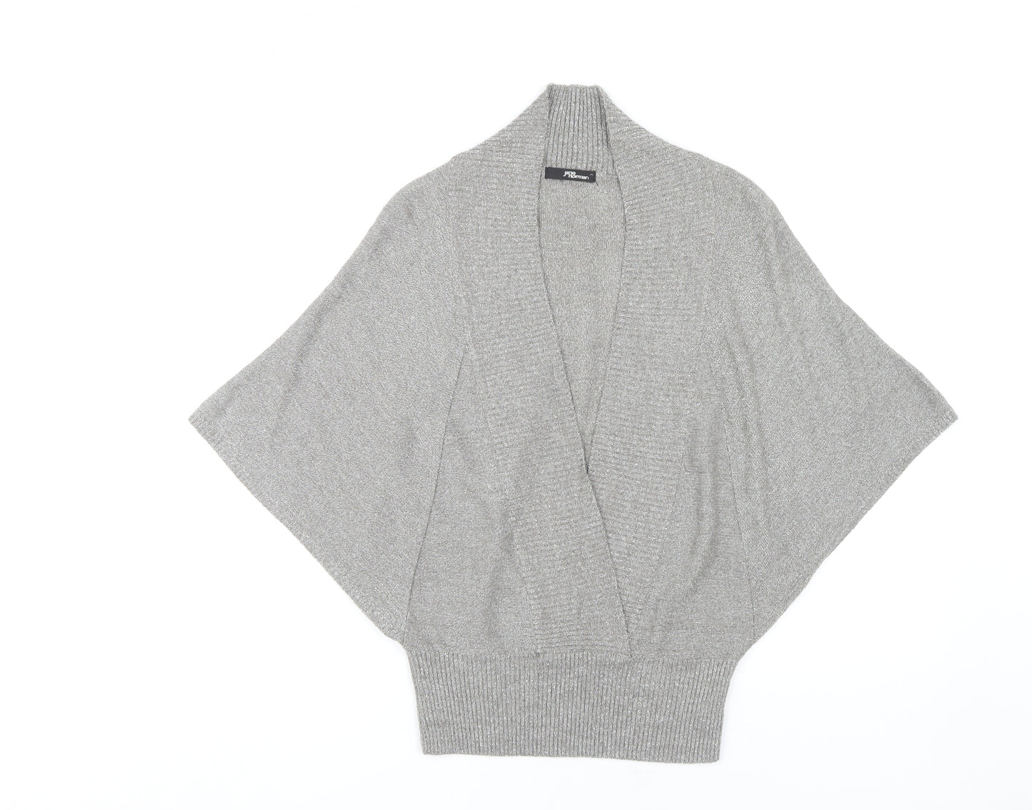 Jane Norman Women's Grey Cape Jumper Size 12