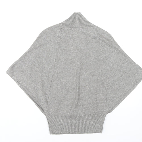 Jane Norman Women's Grey Cape Jumper Size 12