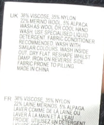 White Stuff Women's Blue Heart Pullover, Size 18, Knit Jumper