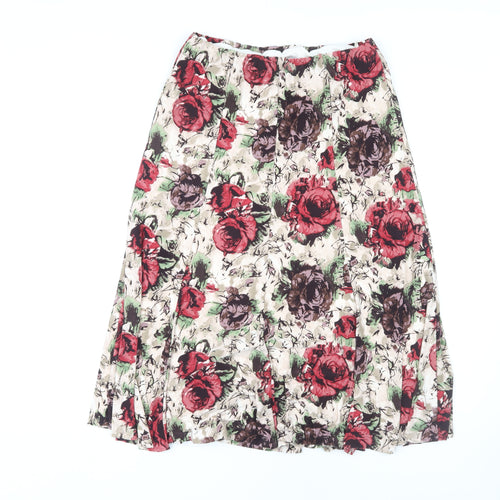 CC Women's Multicoloured Floral Skirt S