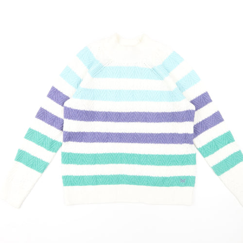 Crew Clothing Women's Multicoloured Striped Pullover, Size 10