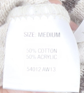 Greenwoods Men's Beige V-Neck Pullover Jumper M