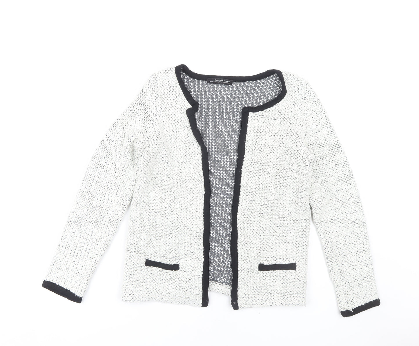 Zara Women’s White Basic Jacket - Classic Short Style