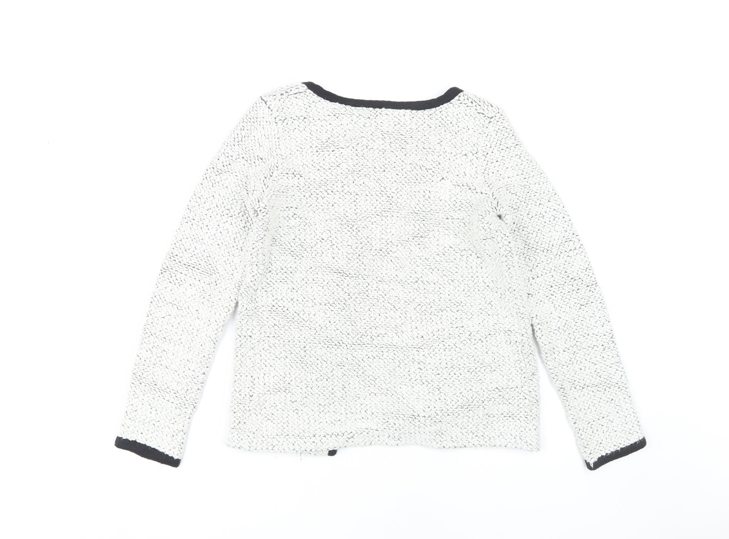 Zara Women’s White Basic Jacket - Classic Short Style