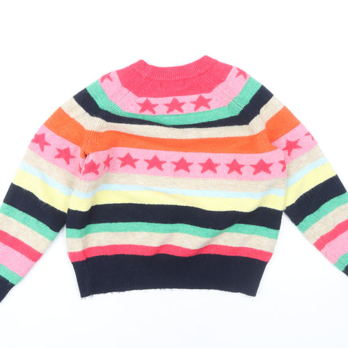 Marks and Spencer Women's Multicoloured Star Jumper, Size S
