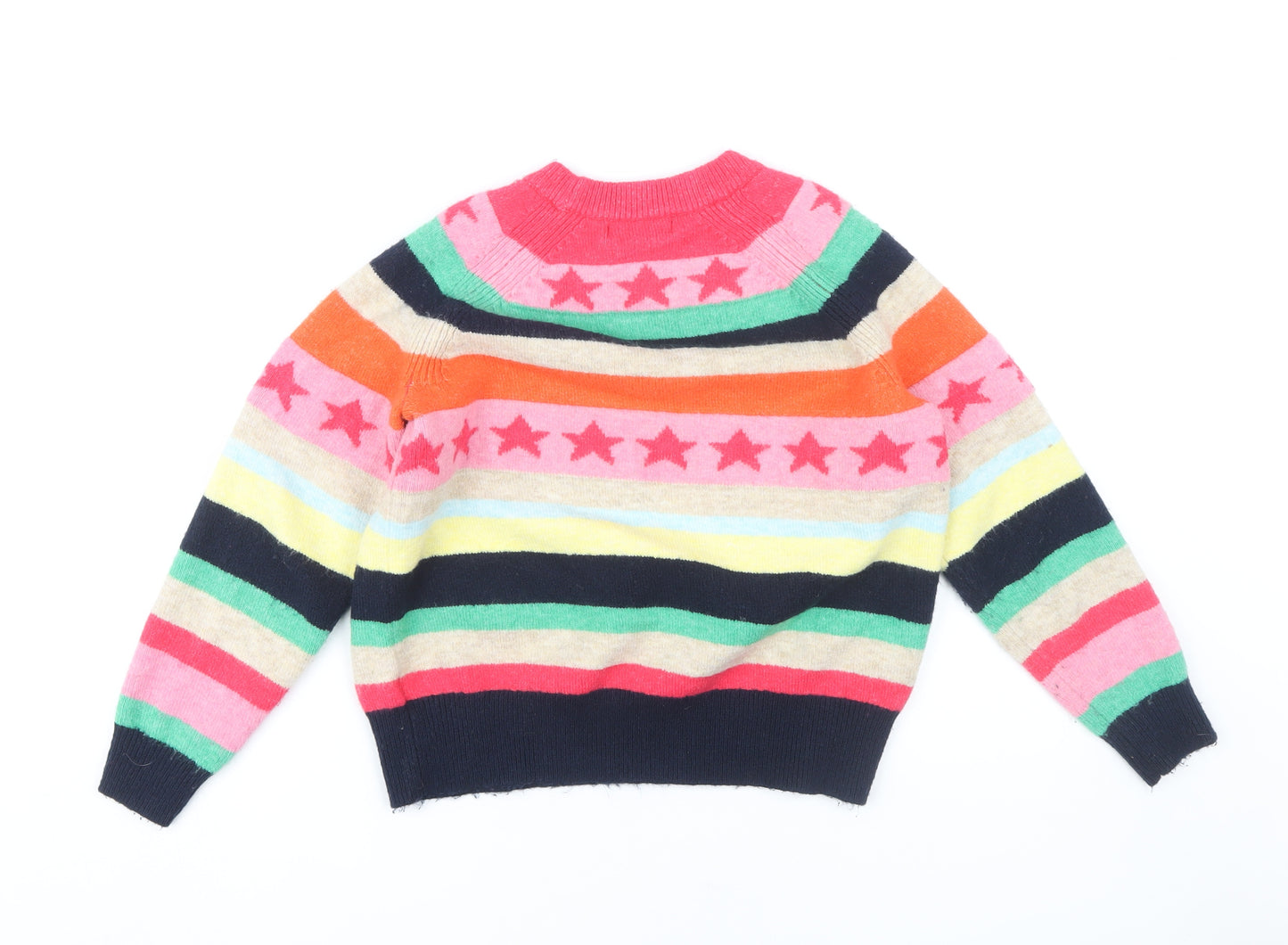 Marks and Spencer Women's Multicoloured Star Jumper, Size S