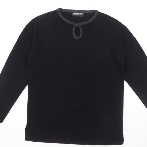 Joella Di Marco Women's Black Pullover Jumper Size S