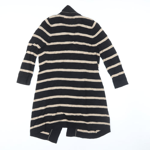 Principles Women's Black Cardigan Size 14 Striped