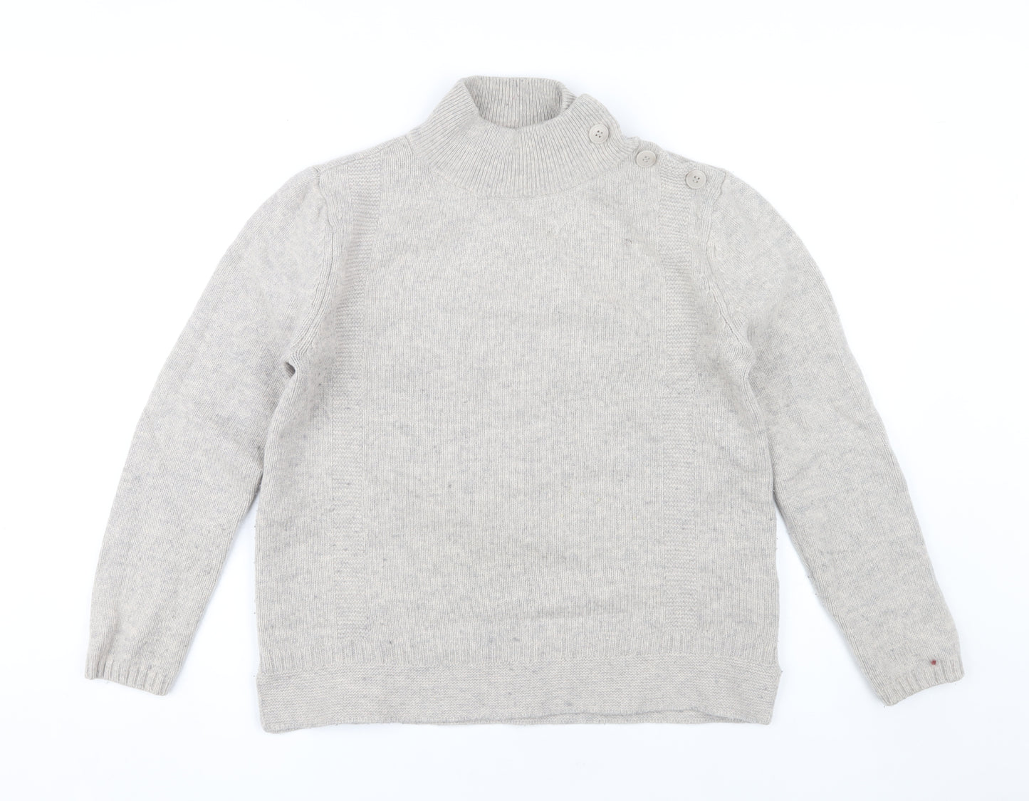 Seasalt Cornwall Women's Grey Pullover Jumper, Size 12