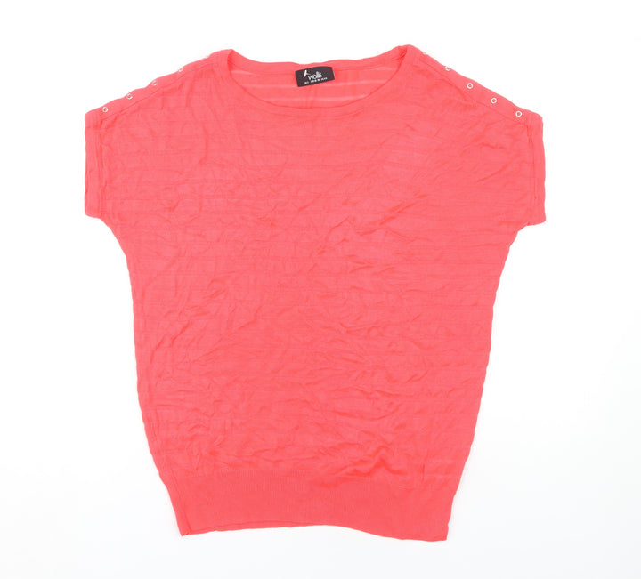 Wallis Women’s Red Short Sleeve Top Size S