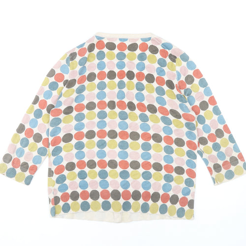 Boden Women's Multicoloured Polka Dot Cardigan Size 10