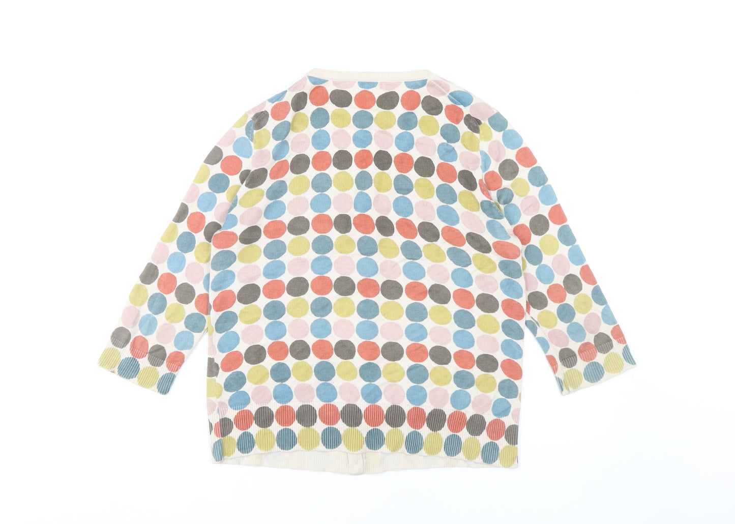 Boden Women's Multicoloured Polka Dot Cardigan Size 10