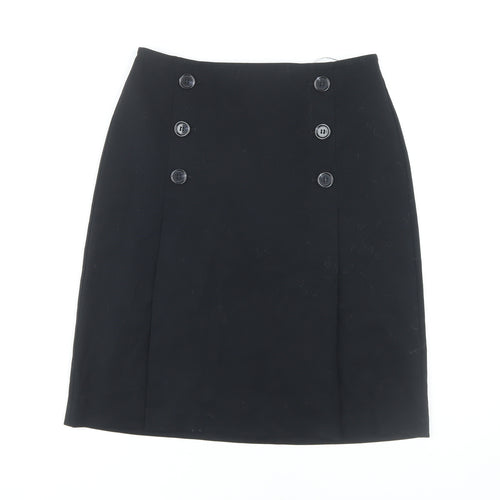 Marks and Spencer Women's Black Pencil Skirt Size 8