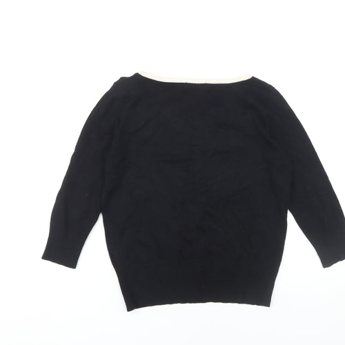 Marks and Spencer Women's Black Pullover Jumper, Size 12