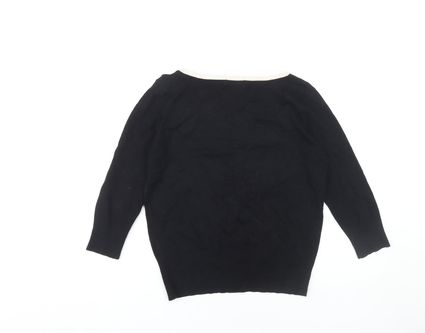 Marks and Spencer Women's Black Pullover Jumper, Size 12