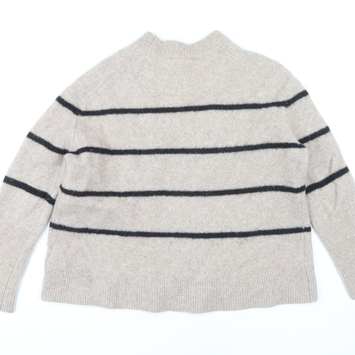 Stockholm Atelier Beige Striped Women’s Jumper Size S
