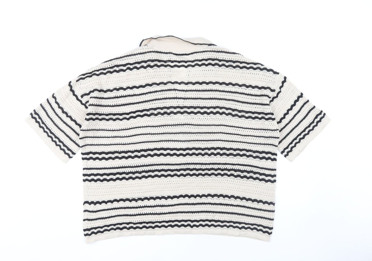 ASOS Design Women's Multicoloured Collared Pullover Jumper M