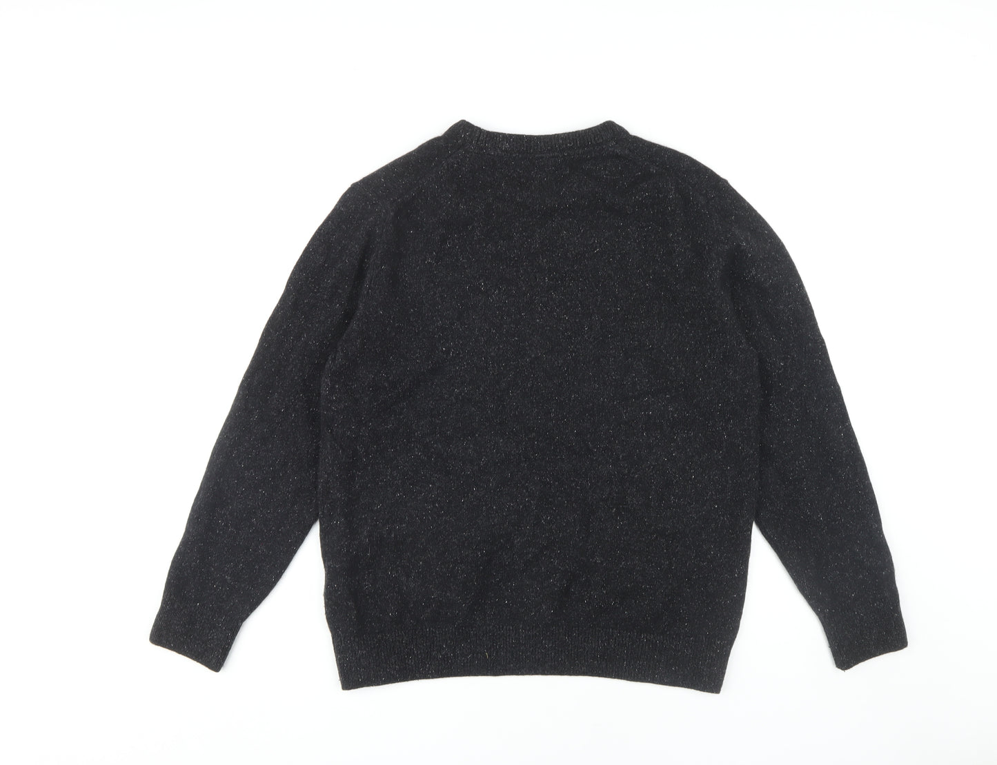 Barbour Men's Black Crew Neck Pullover Jumper L