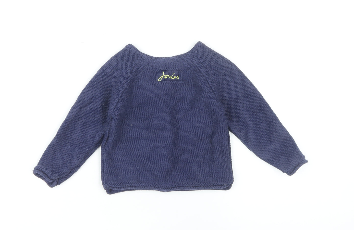 Joules Baby Cardigan Blue Clouds 3-6 Months Unisex Fun Design