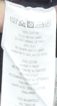 French Connection Women's Black Cotton Shift Dress