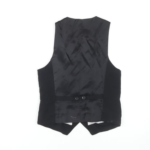 H&M Women's Black Suit Waistcoat Size 14