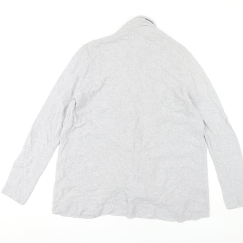 The White Company Women's Grey Cardigan Size 16