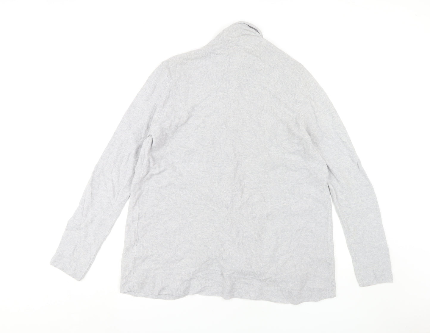 The White Company Women's Grey Cardigan Size 16