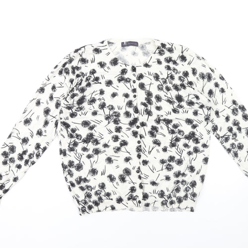 Marks and Spencer Women's Floral Cardigan, Size 16