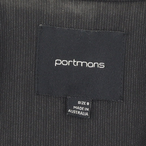 Portmans Women's Black Blazer - Size 8