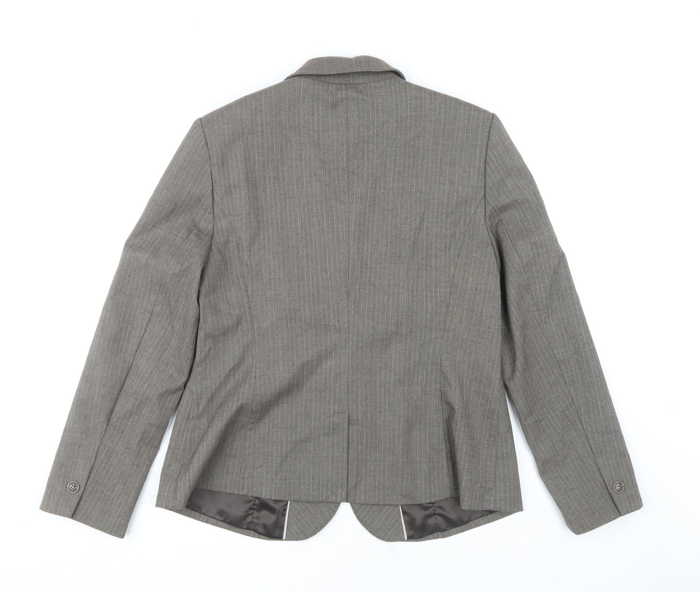 Next Women's Grey Suit Jacket Size 16 Regular