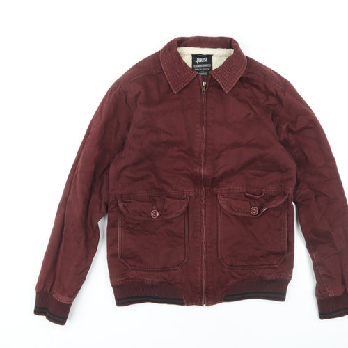 Publish Men's Red Bomber Jacket Size N for Autumn/Winter