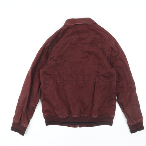 Publish Men's Red Bomber Jacket Size N for Autumn/Winter