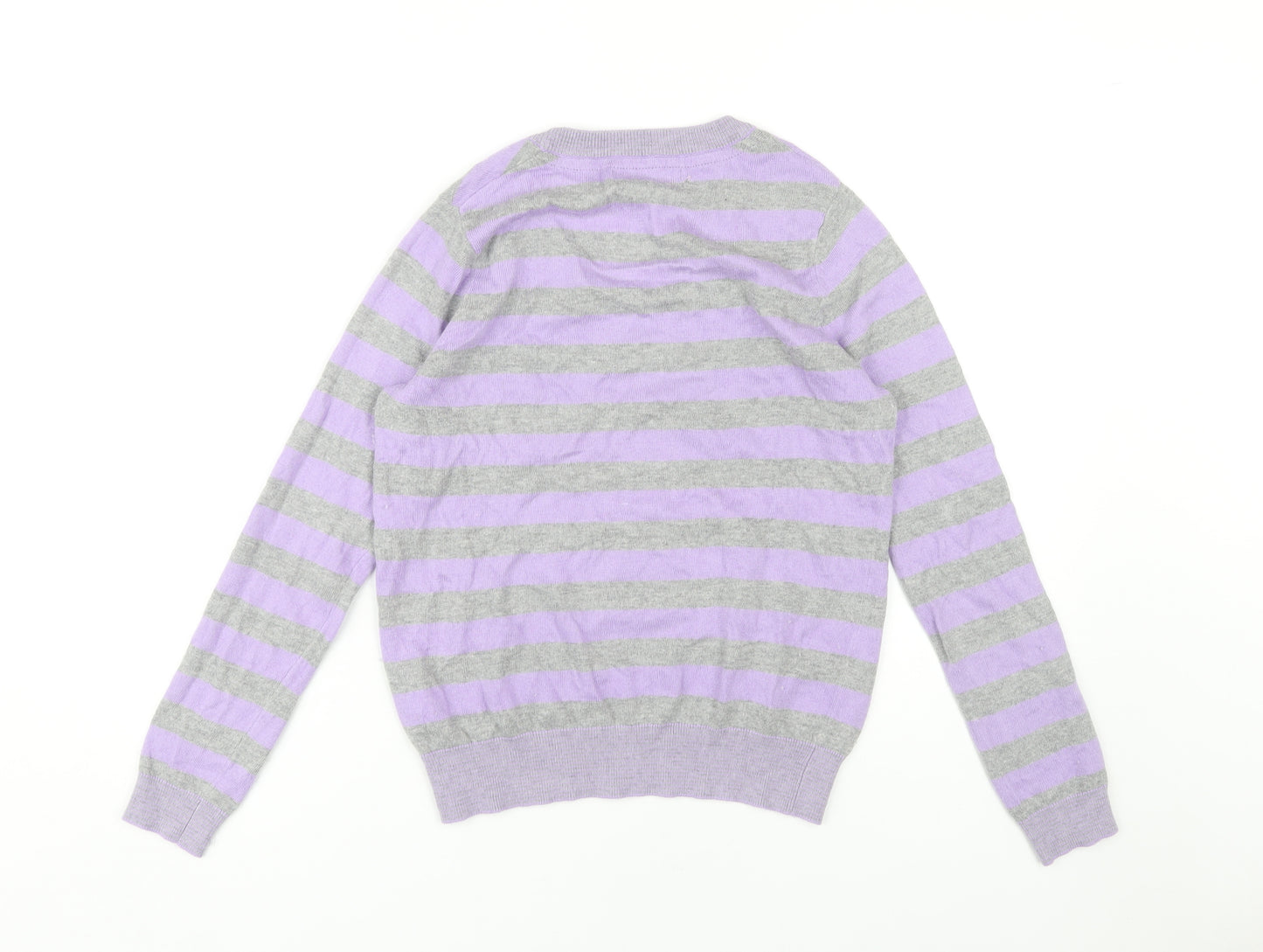 Dickins & Jones Women's Multicoloured Striped Pullover, Size S
