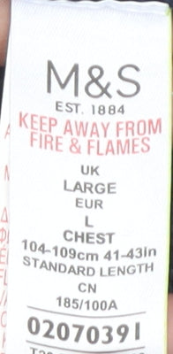 Marks and Spencer Men's Blue L Knit Pullover Jumper